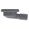 1-1/2" Drain, 95 Degree Drain, Low Profile, 1" Hose Barb, w/Chain Stopper Ultra-Mirror Finish image number 4