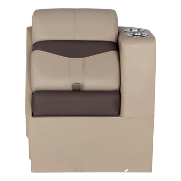 Rockport 17" Right Add-On Pontoon Chaise, Sand image number 0