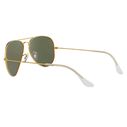 Aviator Large Metal Polarized Sunglasses image number 4
