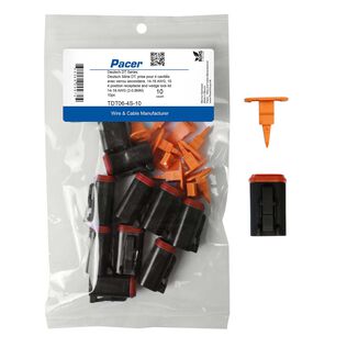 DT Deutsch Plug and Wedge Lock Kit, 4 Position, 10 Pack