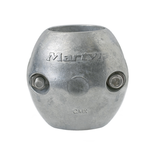 Streamlined Magnesium Prop Nut Shaft Anode, 0.75" ID, 2.04" OD, 2" H