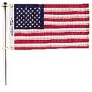 Flag Pole with Charlevoix Clips