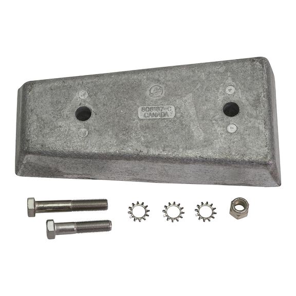 Quicksilver 806187A1 Aluminum Anode for MerCruiser BlackHawk Drives image number 0