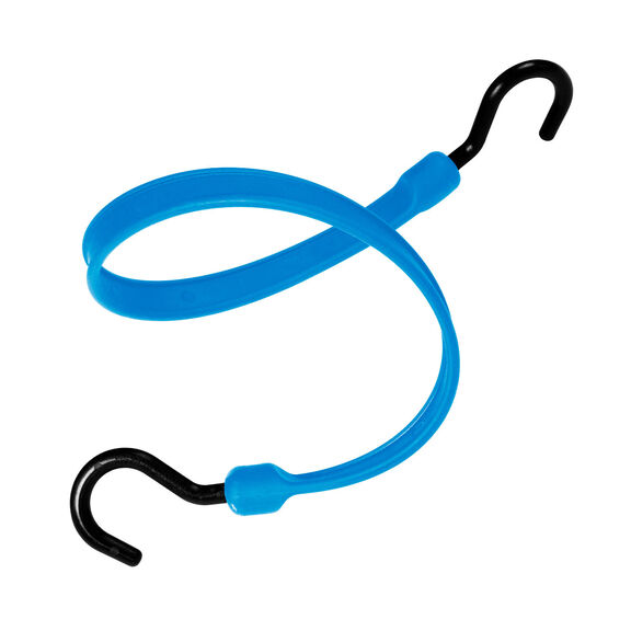 18" Bungee Strap with Heavy Duty Nylon Hook Ends, Blue image number 0