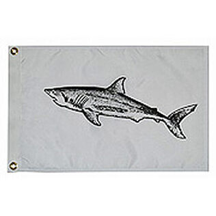 Shark Flag, 12 x 18"