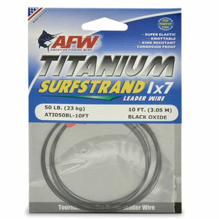 Titanium Surfstrand, Bare 1x7 Leader Wire