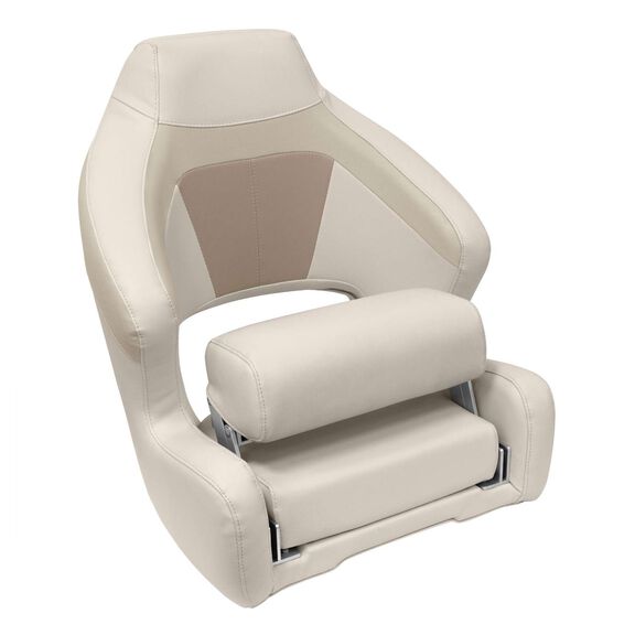 Premier Series Pontoon XL Bucket Seat with Flip Up Bolster image number 3