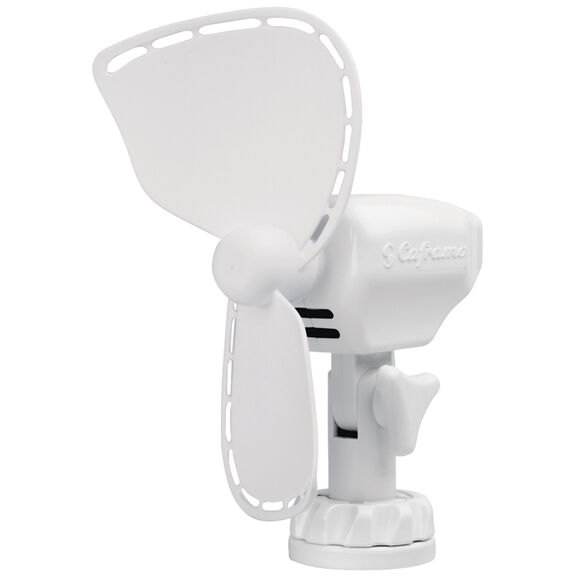 Compact 2-Speed 12V DC Fan, White image number 0