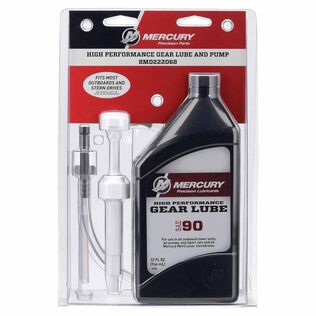 Mercury 8M0222068 SAE 90 High Performance  Gear Lube, Quart