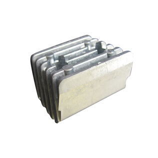 Aluminum Anode for Volvo, 1.6" x 2.1" x 1.4"