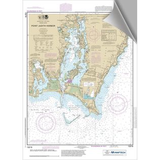 Point Judith Pond -D-PTJUDWMDS Decorative Nautical Chart