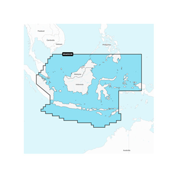 Navionics Platinum+ AE023R Java and Borneo, Electronic Chart image number 0