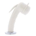Deck-Mount Sprayer Small Warm White Sprayer, 10' White Rubber Hose, Low Profile Holder image number 2