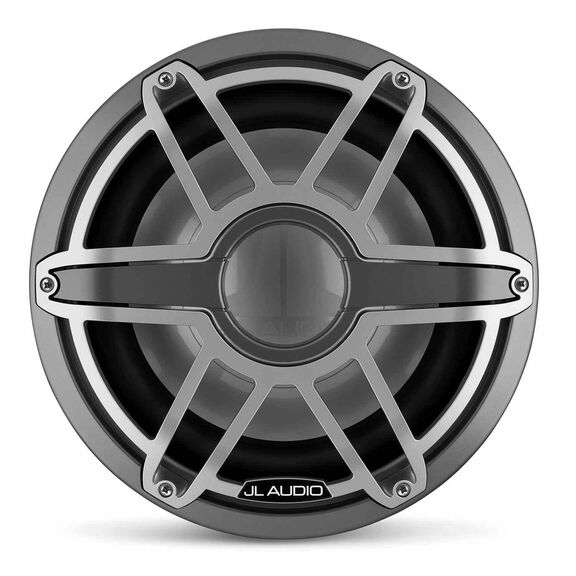 M7-12IB-S-GmTi-4 12" Marine Subwoofer Driver, Gunmetal Trim Ring, Titanium Sport Grille image number 0