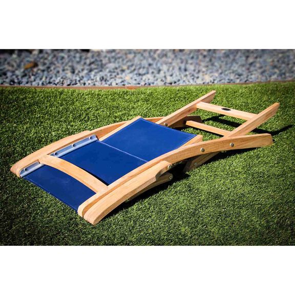 Bimini Teak Folding Deck Chair image number 1
