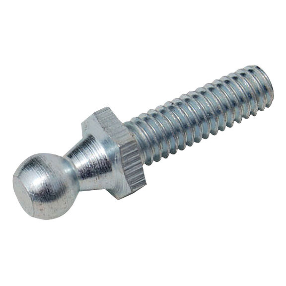 13mm Zinc-Plated Ball Stud, 5/16"-18 Thread, .668" Stud Length image number 0