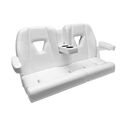 White Boca Bench Seat, 53" image number 2