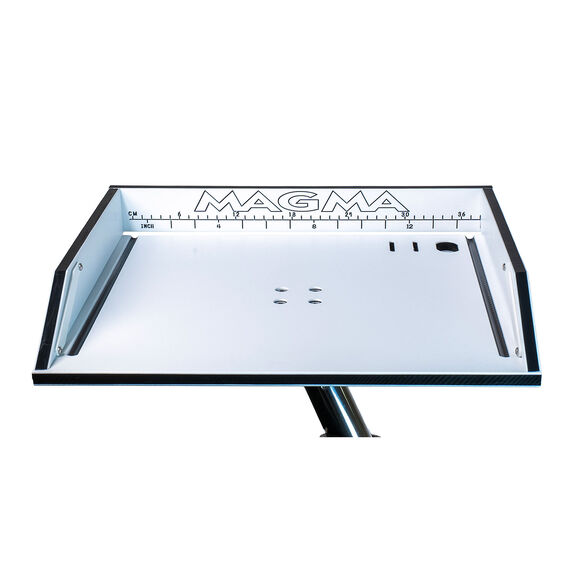 Angler 16" x 14"  Bait/Fillet Table with Levelock Rodholder Mount image number 3
