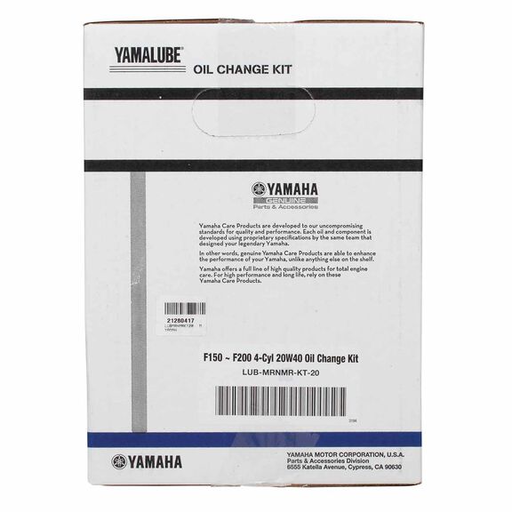 Yamaha Oil Change Kit, F150 image number 2