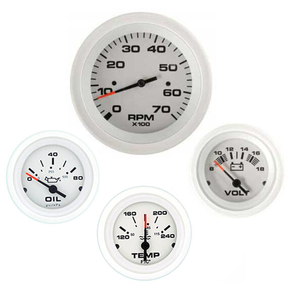 Arctic Series Twin Engine Add On IB/IO 4 Gauge Set image number 0