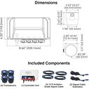 SEAFLO Ultrasonic Hull Defense System, Protection for Hull, Drives & Running Gear, Covers 800 Sq. Ft, 4-Transducer System image number 1