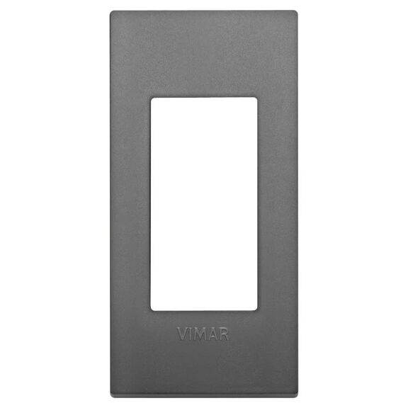 Vimar Arke 1-Module Classic Cover Plate for Panel Mounting, Technopolymer, White image number 0