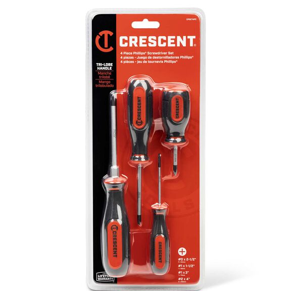 4-Piece Phillips Screwdriver Set image number 2