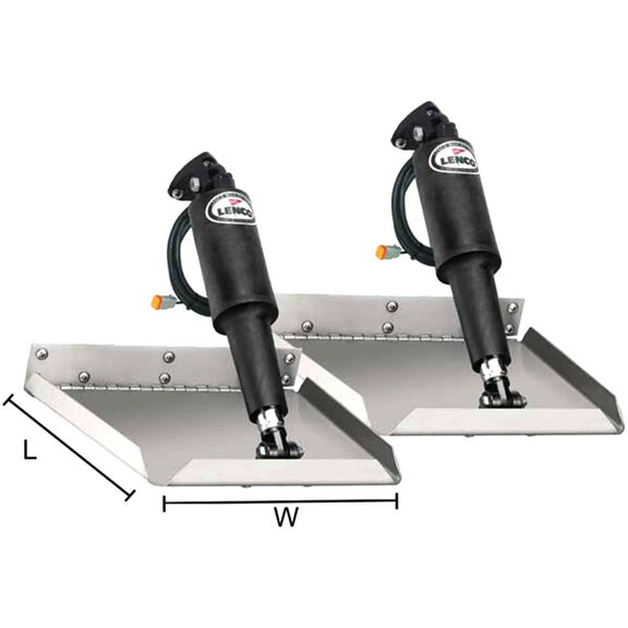 Edge Mount Trim Tab Kit, 12"L x 18"W image number 0