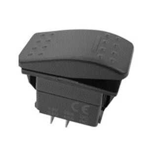 Rocker Switch ON/OFF/ON Illuminated, 12V DC