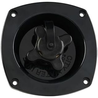 SEAFLO Wall Mount Pressure Regulated Water Inlet Black