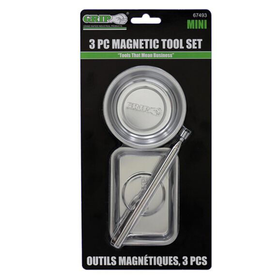 3 Piece Magnetic Pick Up Tool Set image number 0