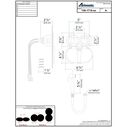 Aidack Transom Shower Hot/Cold Mixer, Chrome Cup & Lid, Hammer-Head Arctic White Sprayer, 10' White Rubber Hose, Chrome Aidack Handle image number 3