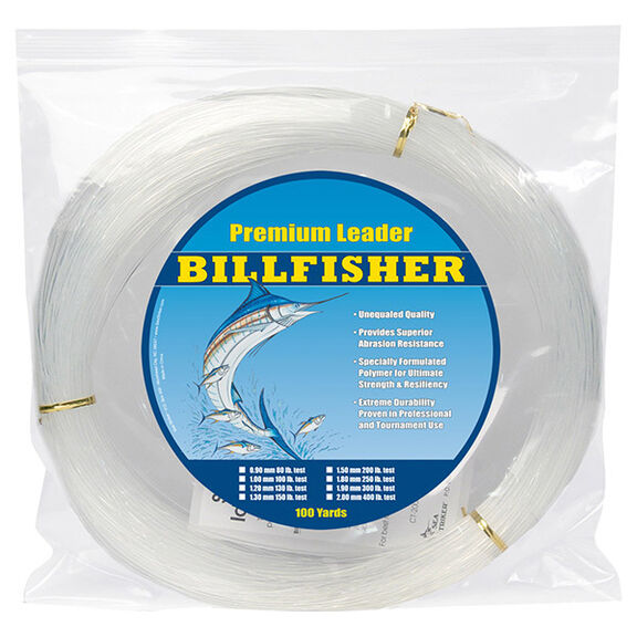 Mono Leader Coil, 100Lb, 100Yds, Clear, 1.00mm image number 0