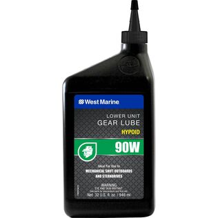 Hypoid 90W Lower Unit Gear Lube, Quart