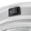 6 7/8" White Aluminum LED Dome Light, White image number 2