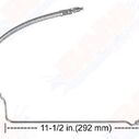 Power Trim Hydraulic Hose Port Side image number 0
