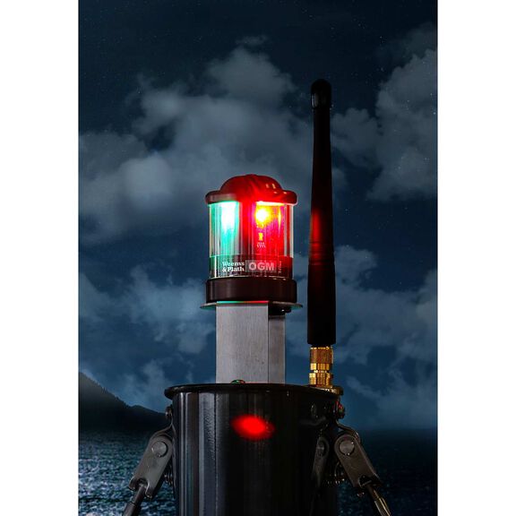 OGM Series Q Collection Mast Mount LED Tri-Color/Anchor Navigation Light with Photodiode image number 4