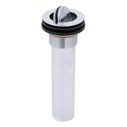 1-1/2" Drain, Flip Drain no Overflow, Straight, 1-1/4" Sweat Chrome image number 0