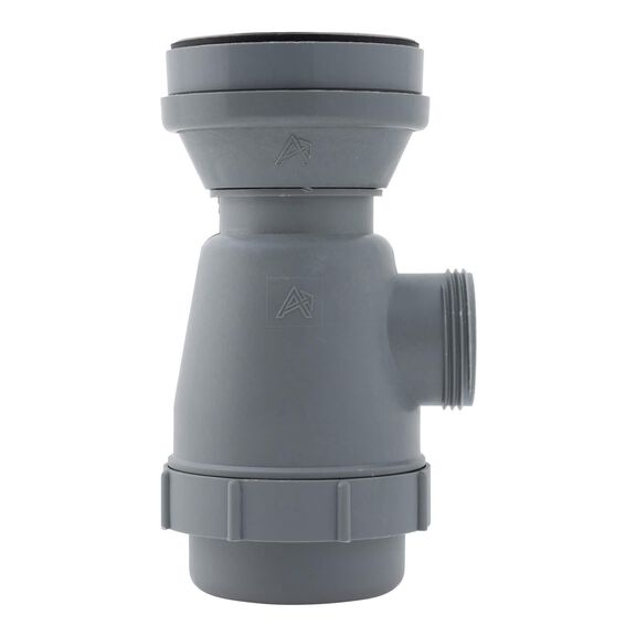 2" Drain, Trap Sink Drain, 1-1/4"-M Thread,  w/Strainer, w/Chain Stopper Brushed Finish image number 1
