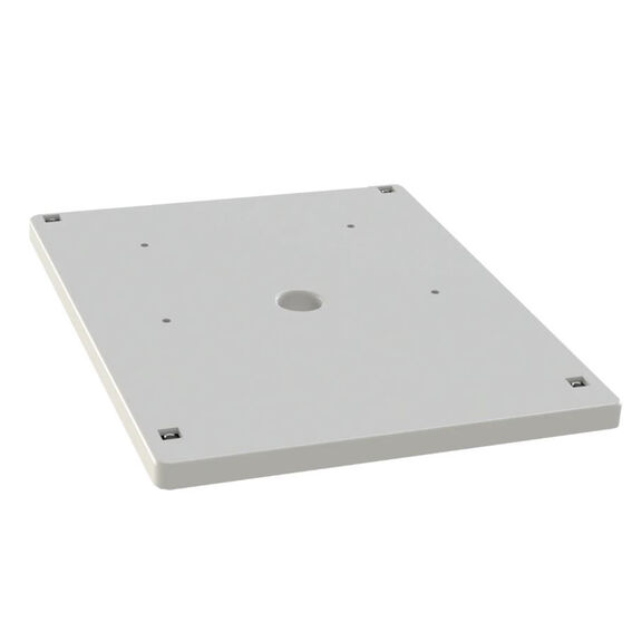 White Seaview adapter plate for the Starlink Performance Gen3. To be used with Seaview or Starlink angled wedge base.&nbsp; image number 0