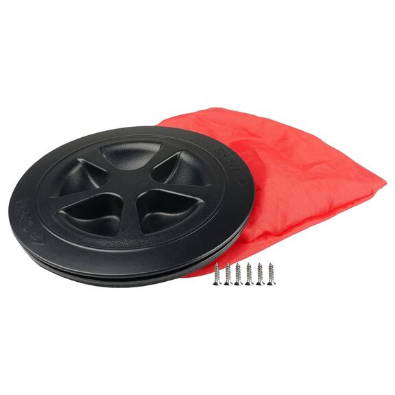 6 Inch Round Deck Hatch - Black image number 0