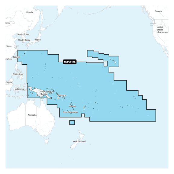 Navionics+ PC014L Pacific Islands Electronic Chart image number 0