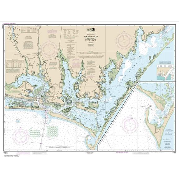 #11545 Beaufort Inlet Part of Core Sound Lookout Bight image number 0