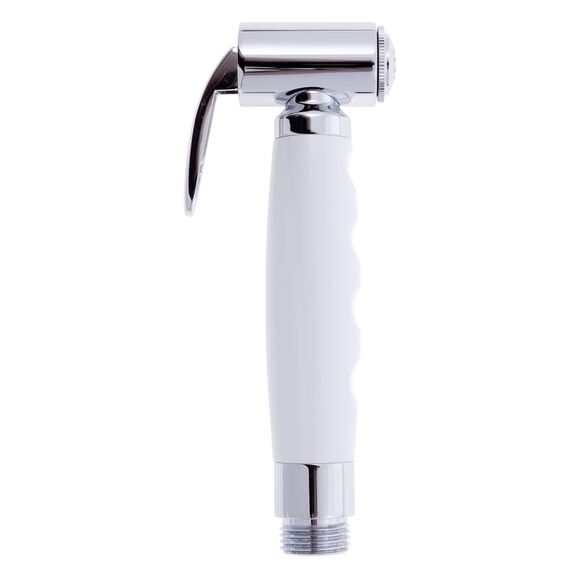 Hammer-Head Sprayer, No Hook, 1/2" NPS Chrome/Arctic White image number 0