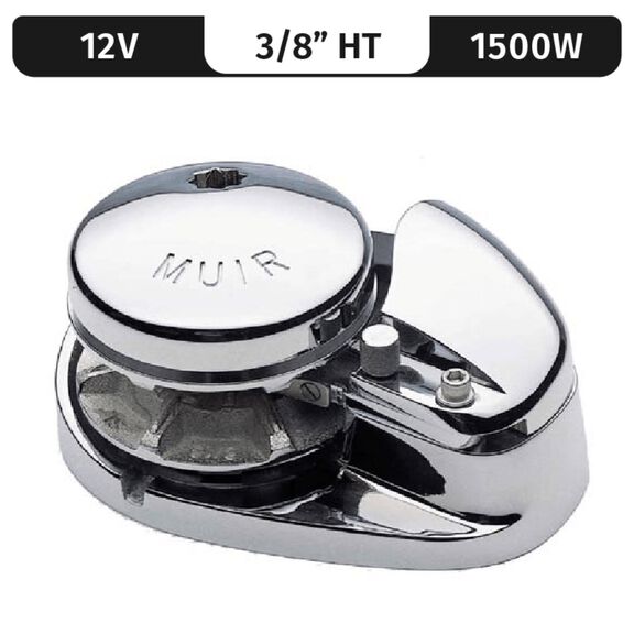 Muir Storm SS1250 Vertical Windlass 12V 1000W Low Profile - 5/16" HT image number 0