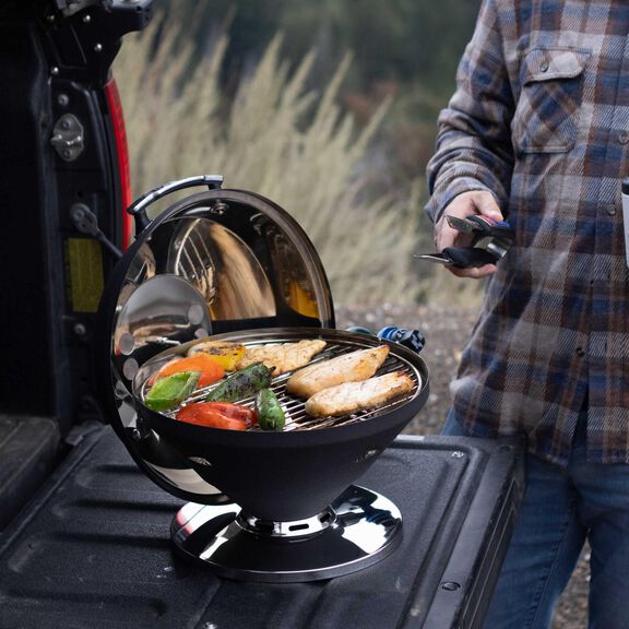 15" Beach Fire Portable Gas Grill withTabletop Stand image number 4