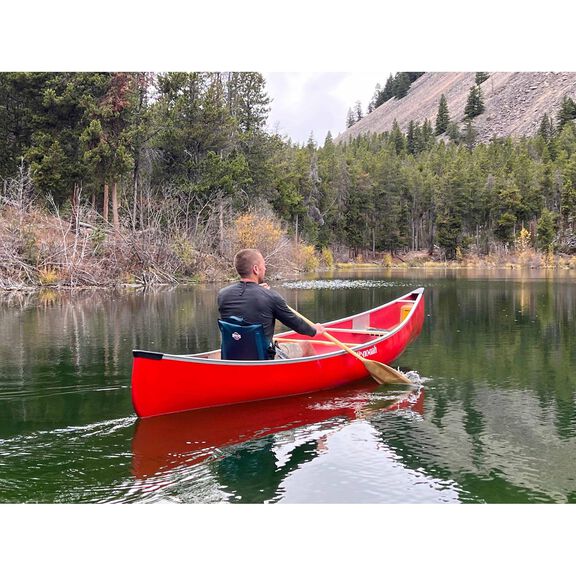Crazy Creek Canoe Chair IV for Kayaking, Fishing, Camping & More, Detachable for Off The Boat Use, 250 LBS Weight Capacity, Adjustable Straps, Water-Resistant, Aleutian Blue (Aleutian Blue) image number 9
