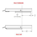 Low Profile Adjustable Seat Slide 11 1/8" x 36" image number 3