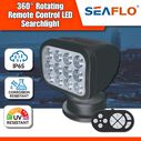 SEAFLO 28W Remote Control LED Searchlight, Warm White, Wireless Remote, Black image number 6
