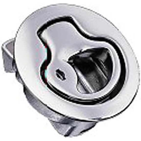 M1 Medium Flush Pull Latch for Doors 11/16"-7/8" Thick, Stainless Steel, Locking image number 0